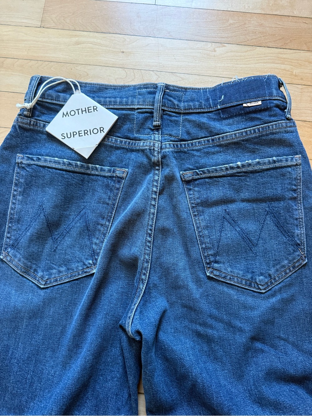 MOTHER Superior The Lasso sneak jeans  in punk nouveau Size 31 NWT - Picture 2 of 7